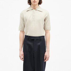 BNWT SS22 RAF SIMONS WOOL POLO SHIRT M